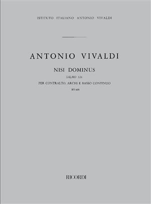 VIVALDI: NISI DOMINUS SALMO 126, RV 608 SCORE